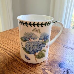 Portmeirion Blue Hydrangea Mug Botanic Garden- designed by Susan Williams-Ellis
